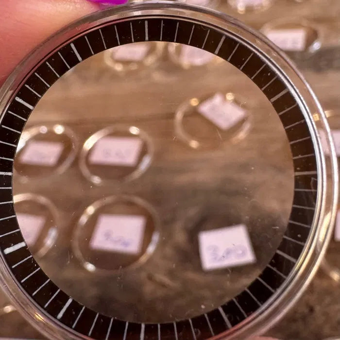 Szkiełko do zegarka vintage z ringiem / tension ring – zestaw 33 szt